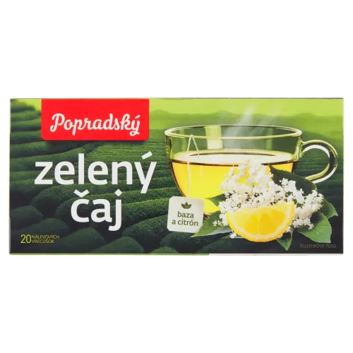 Popradský Zelený čaj baza a citrón