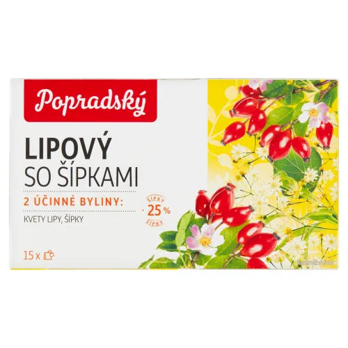 Popradský Lipový so šípkami bylinný čaj