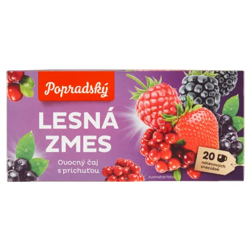 Popradský Lesná zmes ovocný čaj s príchuťou
