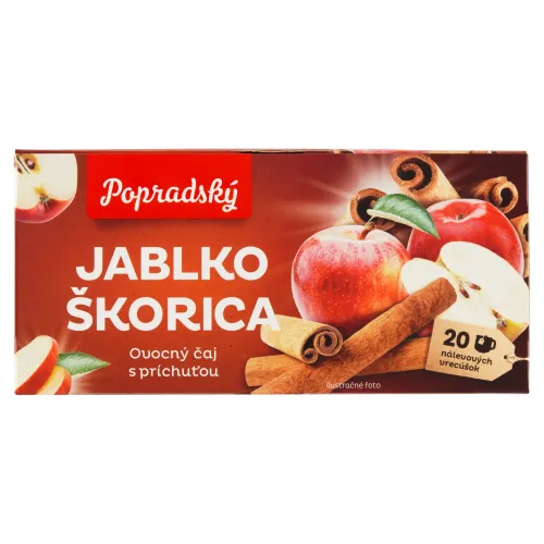 Popradský Jablko škorica ovocný čaj s príchuťou