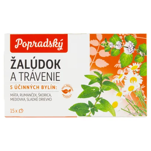 Popradský Žalúdok a trávenie bylinný čaj