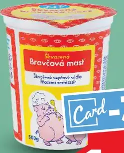 Pikok škvarková bravčová masť