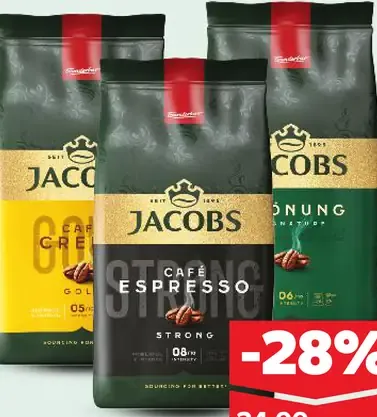 Zrnková káva rôzne druhy