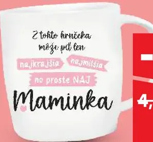 Hrnček keramický Maminka