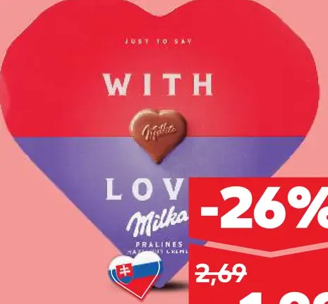 Milka dezert With Love