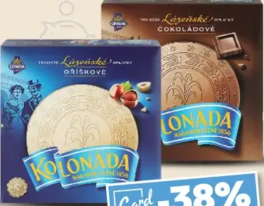 Kolonáda lázeňské oblátky