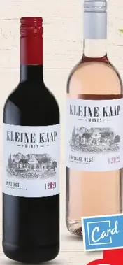 Kleine Kaap víno rôzne druhy Južná Afrika