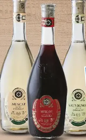 Víno rôzne druhy Moldavsko 1 l