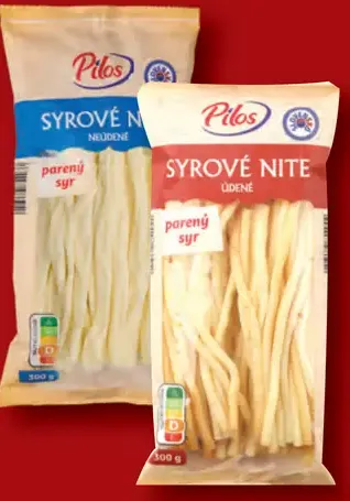 Pilos syrové nite parené syry rôzne druhy