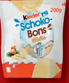 Kinder Schokobons White cukríky s náplňou