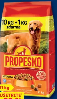Propesko suché krmivo pre psy Vitalita