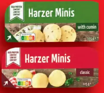 Harzer Minis with cumin