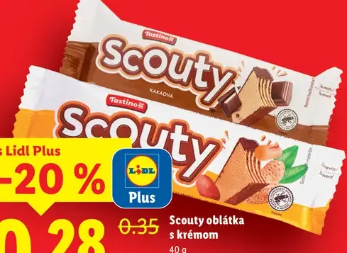 Tastino Scou­ty oblátka s krémom