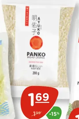 Ayuko strúhanka panko