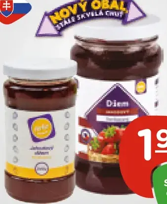 Terka džem rôzne druhy