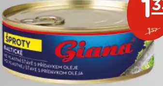 Giana šproty baltické v oleji