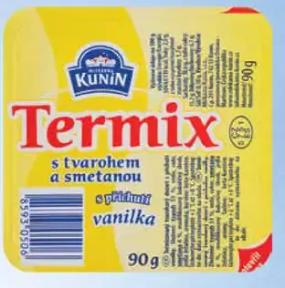Kunín Termix s tvarohom a smotanou vanilka