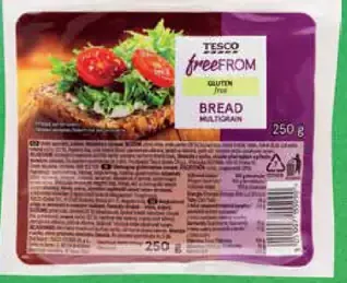 Tesco Free From bezgluténový chlieb so semienami a s ovsenými vločkami