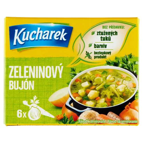 Kucharek Zeleninový bujón 6 x(60 g)