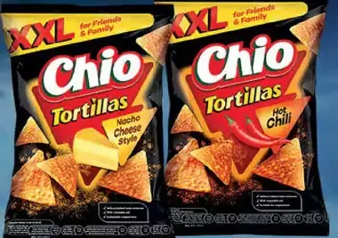 Chio Tortillas rôzne druhy