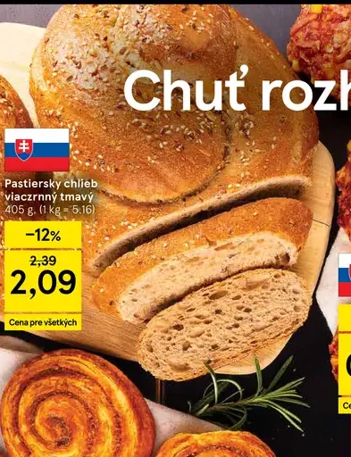 Pastiersky chlieb viaczrnný tmavý