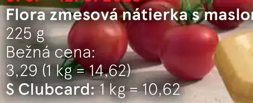 Flora zmesová nátierka s maslom