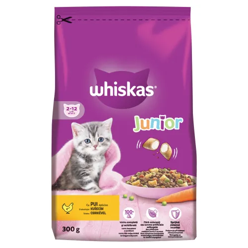 Whiskas Junior S lahodným kuracím