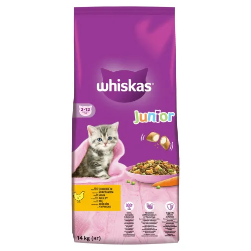 Whiskas Junior S lahodným kuracím