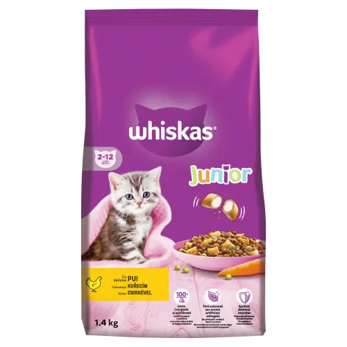 Whiskas Junior S lahodným kuracím