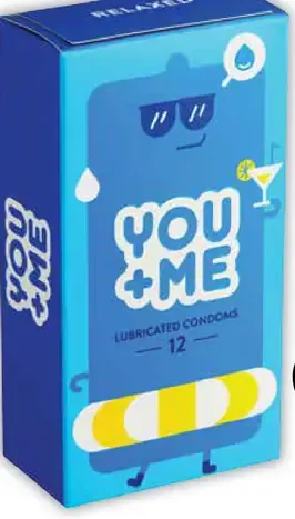 You + Me pánska ochrana so zvýšenou dávkou lubrikácie