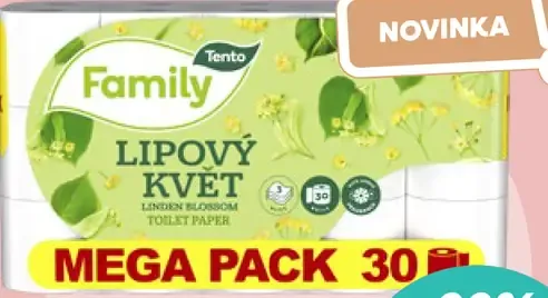 Family Lipový kvet toaletný papier 3-vrstvový