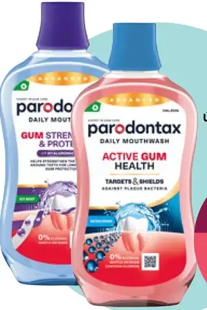 Parodontax ústna voda 500 ml vybrané druhy