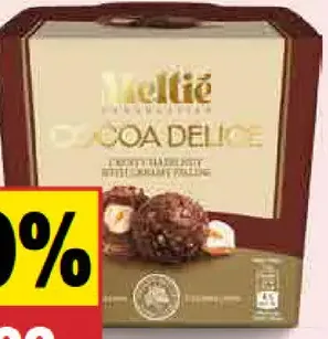 Meltie pralinky s lieskovým orechom