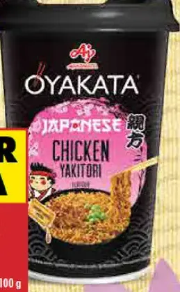 Oyakata instantné jedlo rôzne druhy