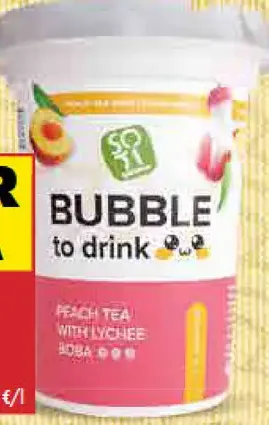Soti Natural nápoj Bubble Tea liči