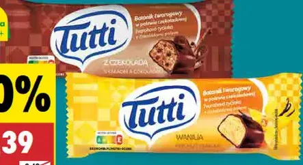 Tutti tvarohová tyčinka vanilka/čokoláda
