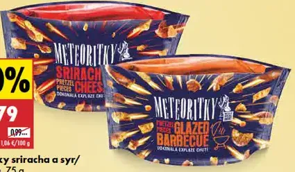 Top Meteority sriracha a syr/barbecue