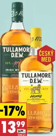 Tullamore D.E.W. whisky 40 %