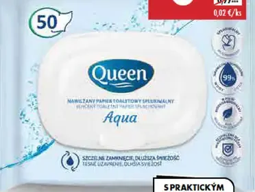 Queen Aqua vlhčený toaletný papier