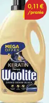 Woolite gél na pranie Keratin Therapy Black