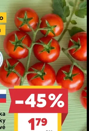 Chute Slovenska cherry rajčiaky strapcové balenie