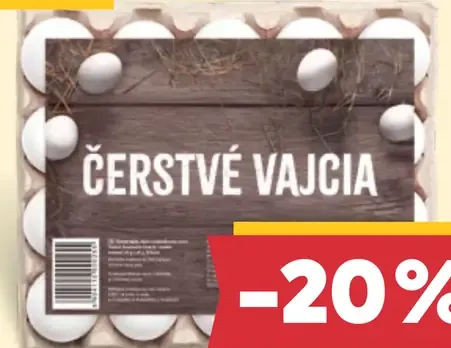 Veľkosť M čerstvé vajcia podstielkové