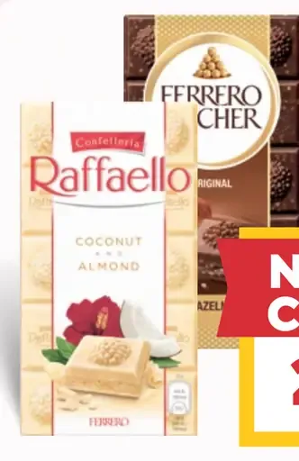 Raffaello a Ferrero Rocher čokoláda rôzne druhy