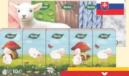Tento hygienické vreckovky 3-vrstvové, 2 druhy