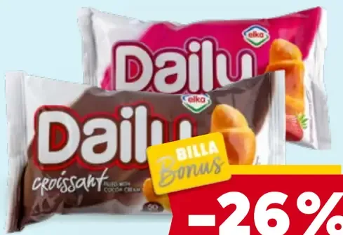 Dailu Croissant Daily kakaový alebo jahodový