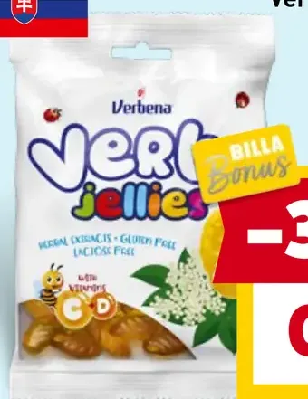 Verbena jellies gumenné cukríky rôzne druhy