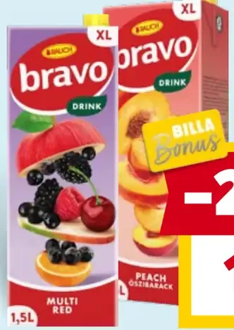 Bravo ovocný nápoj v kartóne