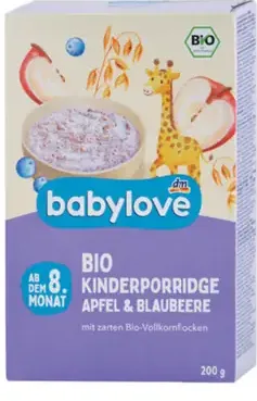 Babylove BIO detská ovocno-ovsená kaša