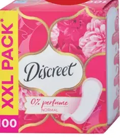 Discreet hygienické slipové vložky, rôzne druhy