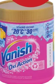 Vanish Oxi Action prášok na odstránenie škvŕn rôzne druhy
